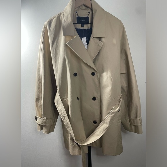 NWT J. Crew|| Short Icon Trench Coat, Size XXL - Picture 4 of 10